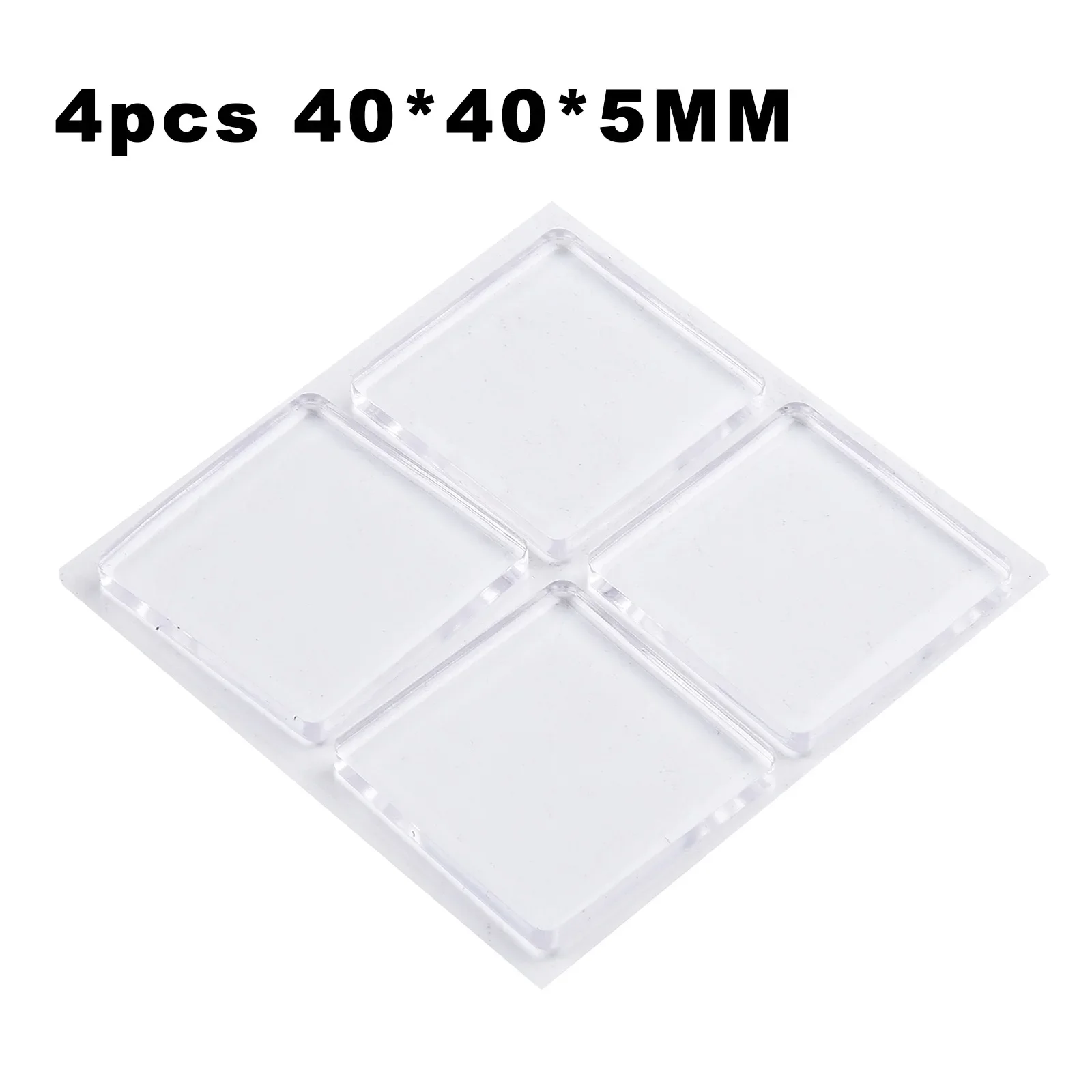 High Temperature Resistance Anti Vibration Shock Absorbing Pad Mat Pcs Set Shockproof Transparent Odorless Silicone