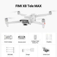 NEWEST FIMI X8 TELE MAX Drones 4K Professional HDR 48MP 3-Axis Gimbal Camera Drones GPS 20KM RC Quadcopter 2025