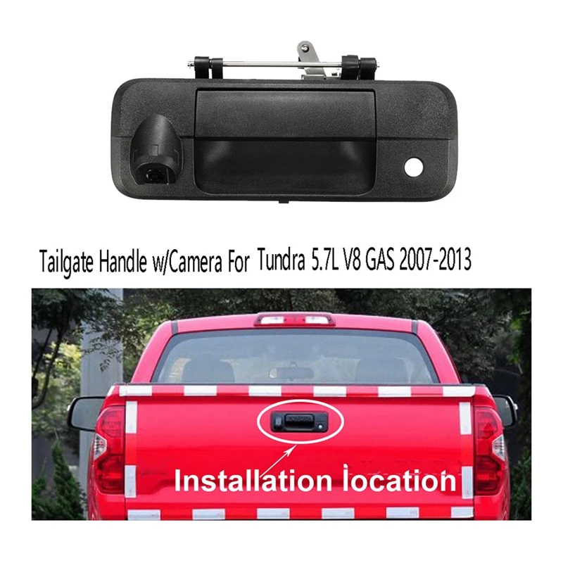 Tailgate Handle W/Camera Reversing Camera Replacement Parts Fit For Toyota  Base 2007-2013 69090-0C051 86790-34030