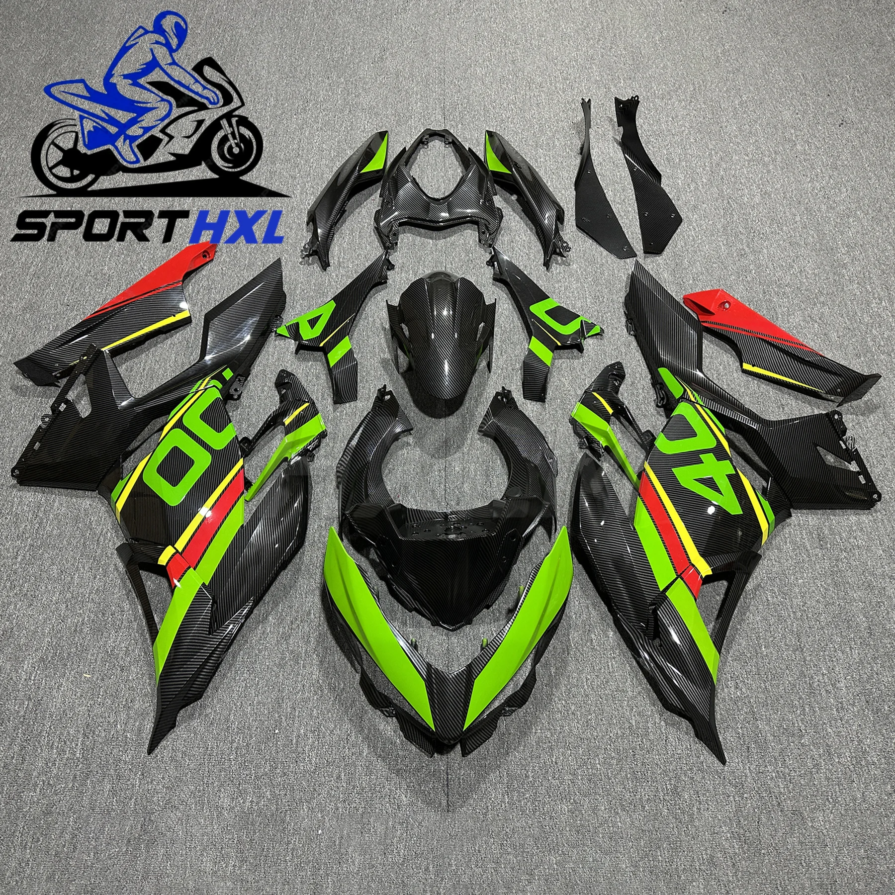 

ABS Injection Full fairing kit For Kawasaki Ninja400 EX400 2018 2019 2020 2021 2022 2023 Motorcycle Bodywork fairing Fairing kit