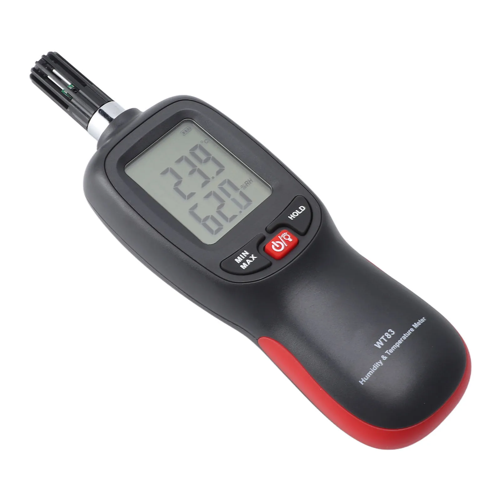 

Temperature Humidity Meter Digital Screen -20-70℃ 0-100%RH Handheld Hygrometer Thermometer High Sensitivity for Laboratory Use