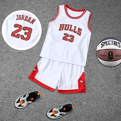 Children's clothing suit No. 23 boy girl Basketball Jerseys set primary school jersey game team uniform training vest