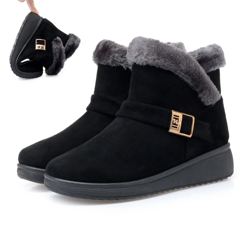 Women\'s Winter Boots Women\'s Winter New 2025 Women\'s Thickened Short Boots Casual Warm Shoes Women\'s Flat Anti-skid Women\'s Boot
