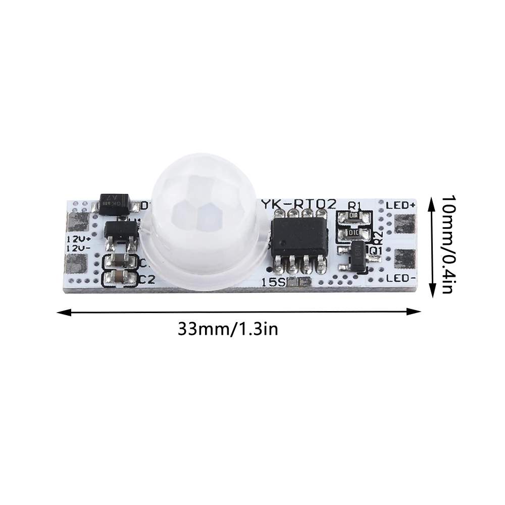 DC 12V 24V 5A IR Infrared Induction Body Sensor Detector Controller Switch Ceiling PIR Motion Sensor Switch Module