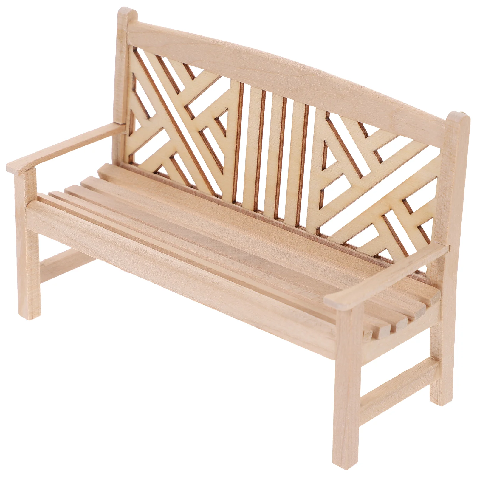 Banc de simulation de chaise double pour enfants, mini meubles, maison de courses, décoration d'intérieur, ornement de bébé, modèle de bricolage