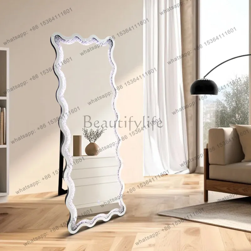 Wall adhesive acrylic full body dressing mirror home high-definition imaging wall pasted mirror