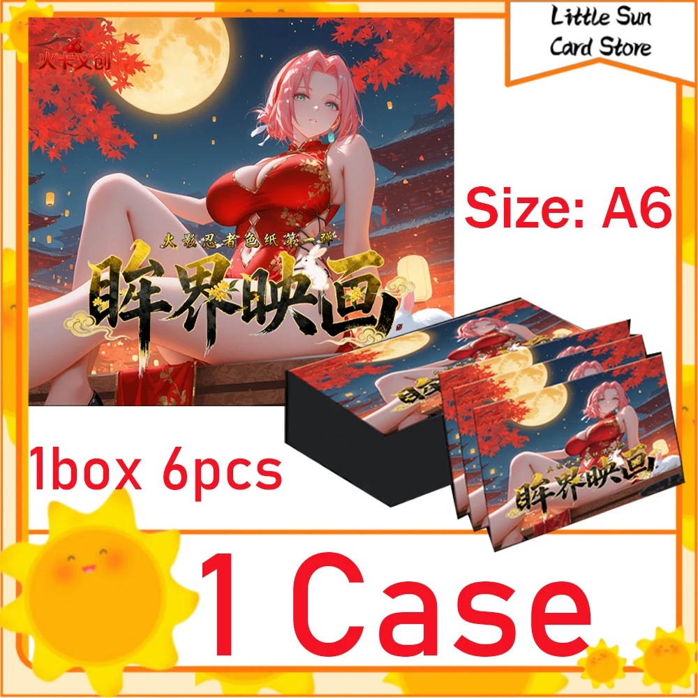 2025 Najnowsze Anime [Hokage Creative] Naruto Cała Kolekcja Akrylowych Kart Kolekcjonerskich A6 z Kolorowego Papieru, Rzadka Kolekcja, Świat Ninja, Zabawki dla Dzieci, Prezent do Gry