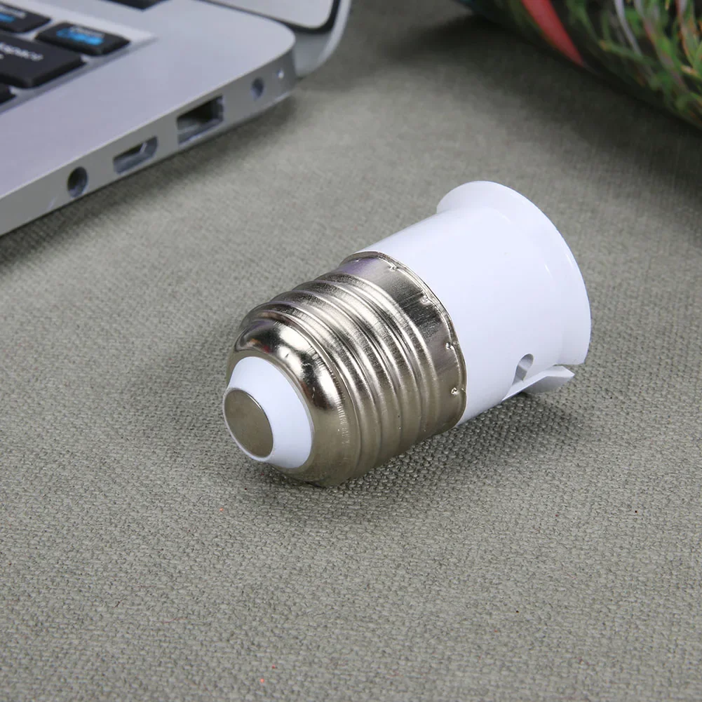 1-30Pcs Lamp Sockets Converter Led Lamp Bulb Base Conversion Holder Converter B22 To E27 Socket Adapter Light Adapter Bulb Holde