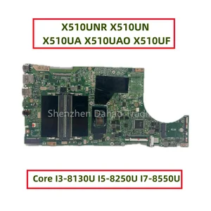 تم اختبار اللوحة الأم المحمولة بالكامل للوحة الأم ASUS و X510UN و X510UA و X510UAO و X510UF و Core I3-8130U و I5-8250U و I7-8550U و I7-8550U أفضل 10 آلات رهان مبيعات - رقم 1