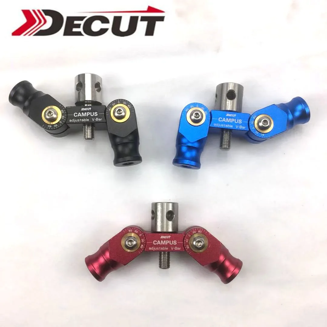Decut Archery Balance Rod V Bar Double V Connect Lock Base Adjustable Balance Bar Shock-Proof Rod Damping Bow Accessories