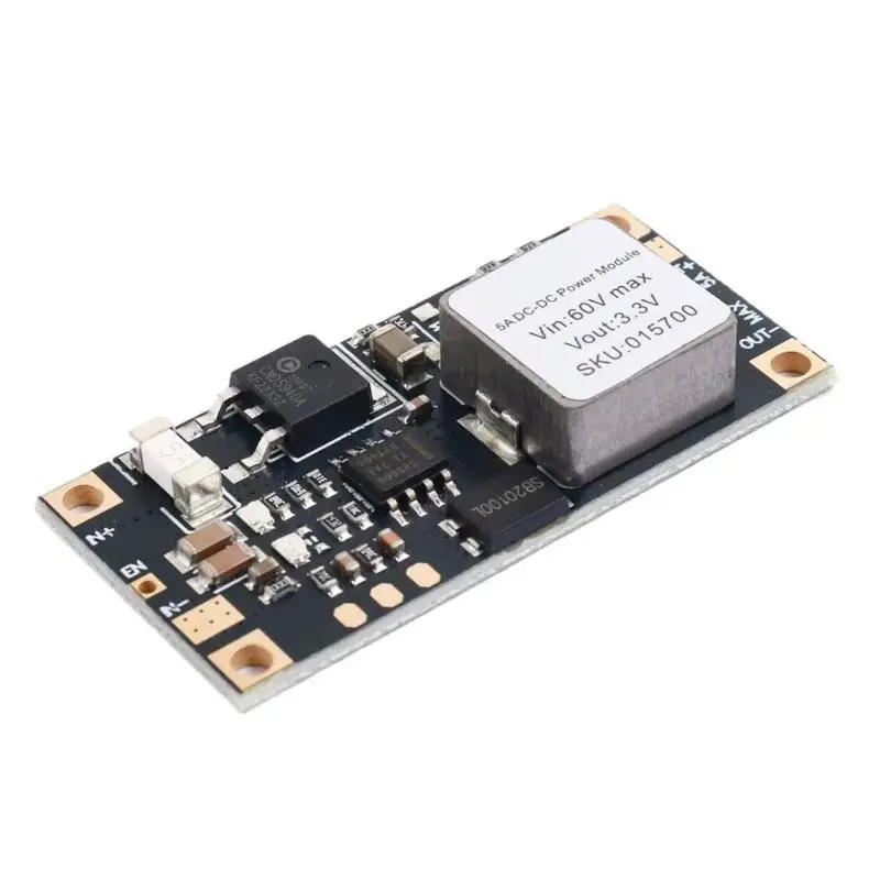 60V to 3.3V 5A High Power DC-DC Step-down Module Stable Performance for Low Voltage Device Power Conversion Work