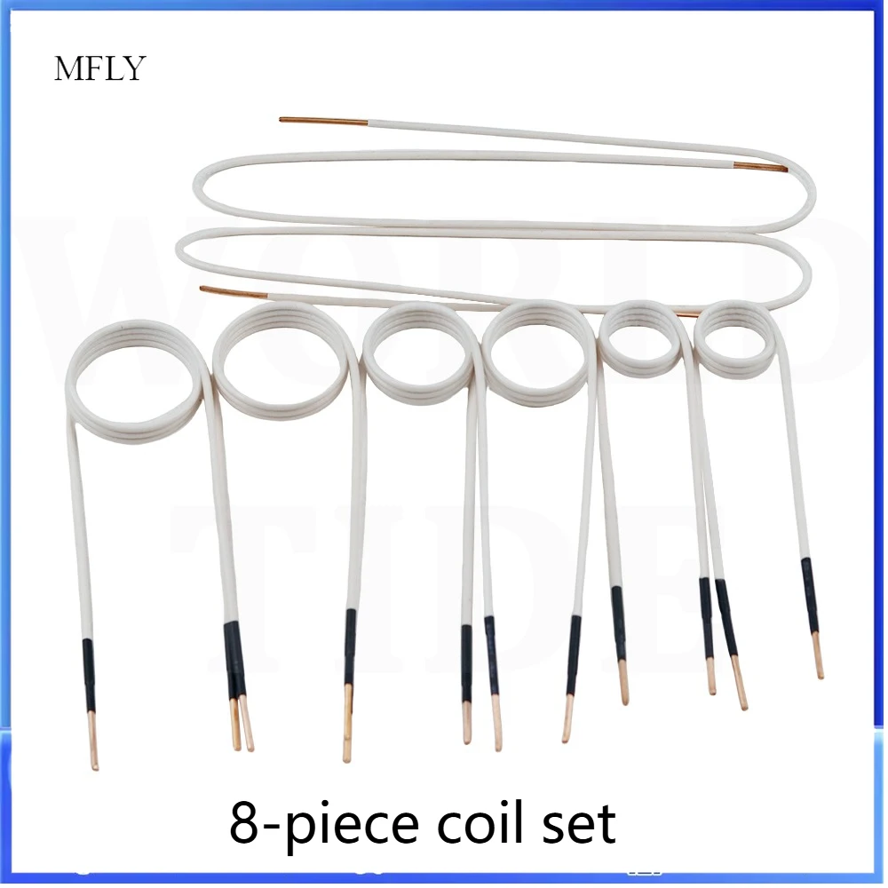 8Pcs Induction Bolt Heaters Coils Electric Flameless Heating Element Magnetic Induction Heater Induction Kit Car Repair Tools