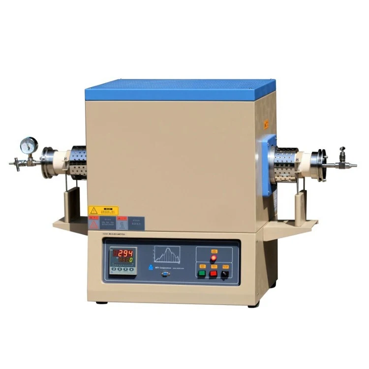 High-Temperature 1600°C Horizontal Quartz Glass Tube Furnace Lab Equipment For Battery Industrial Machinery
