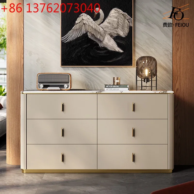 

Premium light luxury chest, bucket cabinet, fashion luxury house storage cabinet
