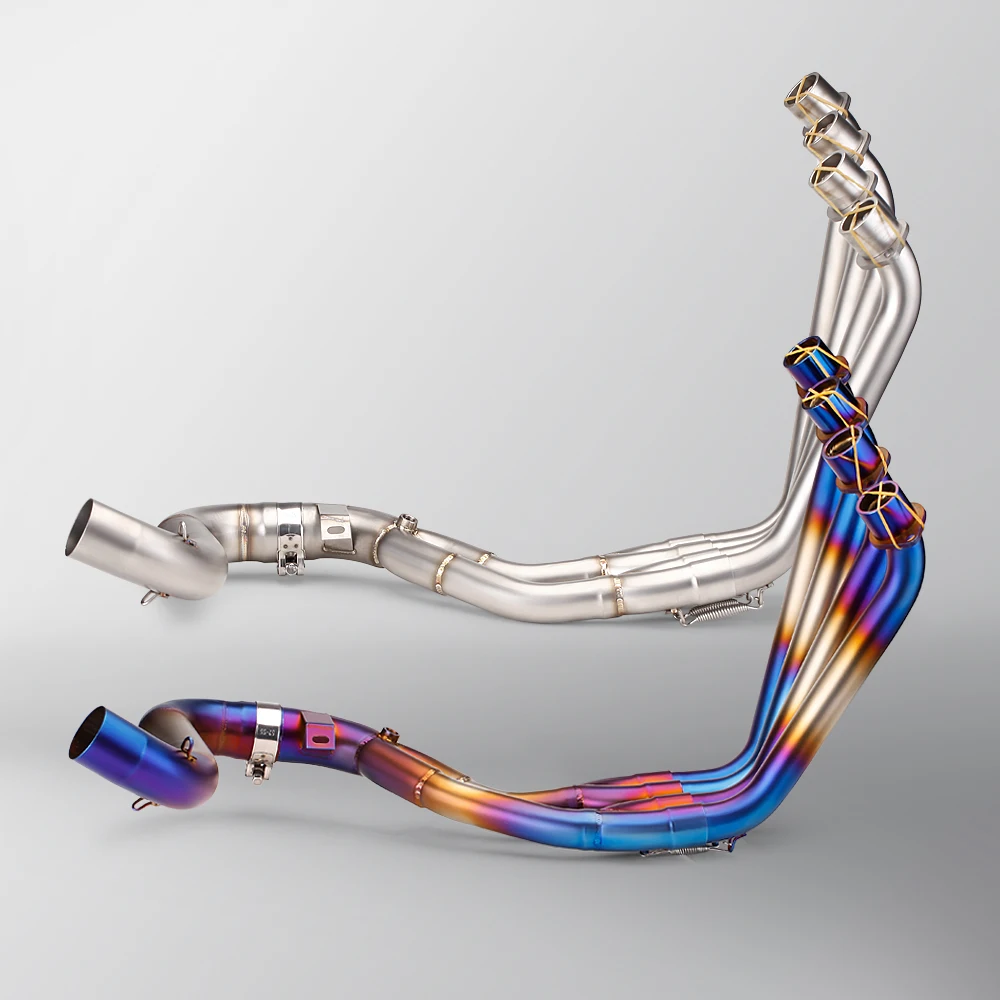 SR6 tail section exhaust Slip on motorcycle system exhaust full section split front section for CBR650R (2014-2021)