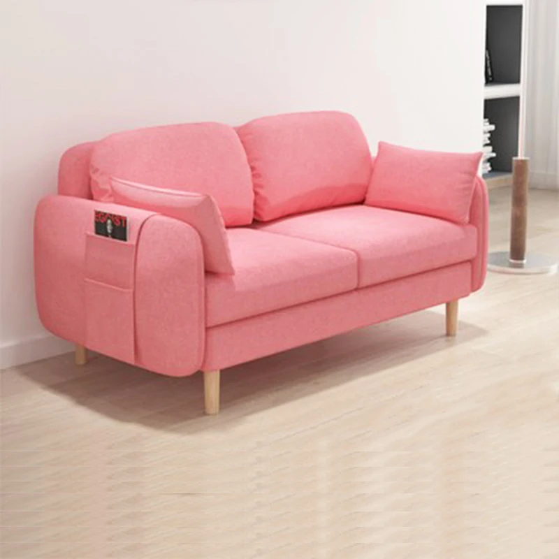 Comfortable Elegant Modern Pink Multifunctional Classic Beds Double Storage Sofa Camas Living Room Furniture