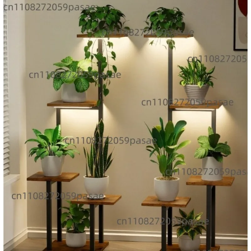 5-Tier Corner Plant Stand: Ideal for Displaying Plants in The Living Room, Patio, or Balcony