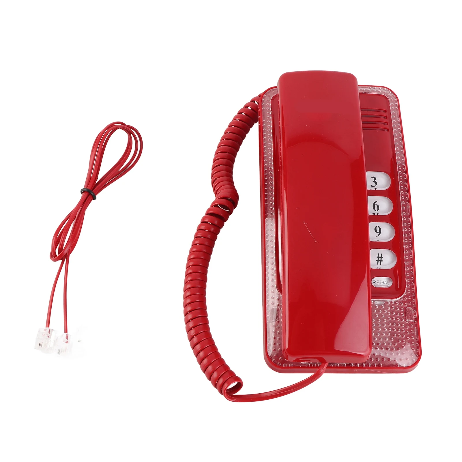 Landline Phone Desktop Wall Mounted Telephone Extension No Caller ID Home Fixed Phone For Hotel Family Office