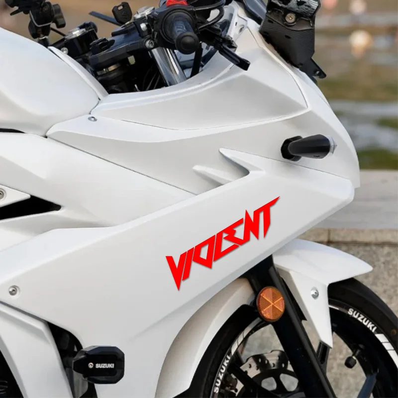 

Наклейка VIOLENT для мотоцикла - водонепроницаемая виниловая наклейка для топливных баков и ветровых стекол, защита от солнца, прочный декор для мотоцикла