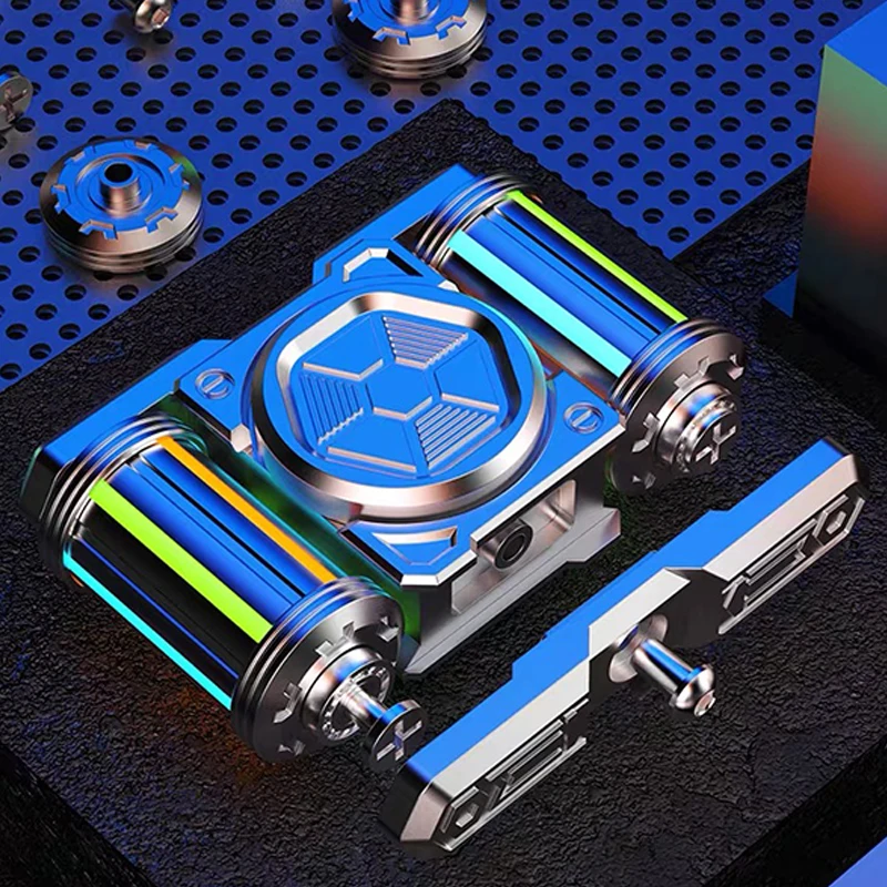 Luminous Tank Roller 101 Fidget Spinner EDC Metal Hand Spinner Adult Fidget Toys ADHD Tool Anxiety Stress Relief Toys Office Toy