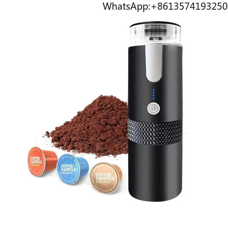 

2024 New Portable 2-in-1 Coffee Maker Manual Power Source for Car Use with for Nespresso Coffee Capsules and Coffee Powder