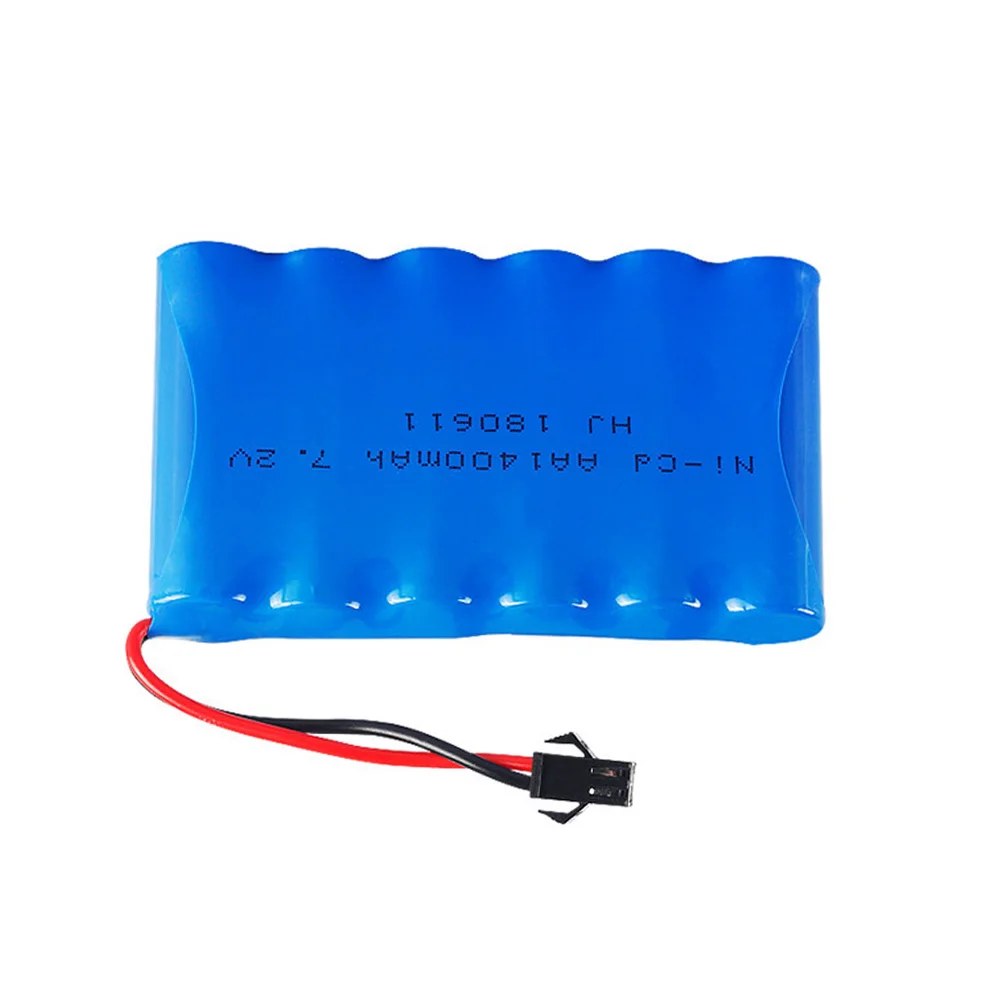 7.2 V 1400 mAh AA Ni-CD battery pack SM/JST/EL-2P/TAMIYA Spina per RC giocattoli Auto Barche pistole Parti di RC 7.2 v nicd aa 1400 mah batteria