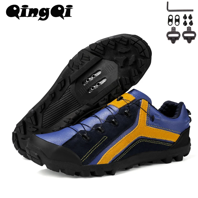 

QQ-TB-886 High Quality Mens Cycl MTB Cycling Shoes Hiking Bike Gravel Road Bicycle Sneakers for Men Tenis Masculino Size39-50