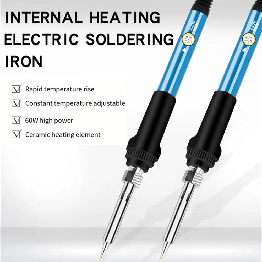 Adjustable Temperature 60W Electric Soldering Iron 220V Multifunctional Welding Solder Rework Station Heat Repair Tools