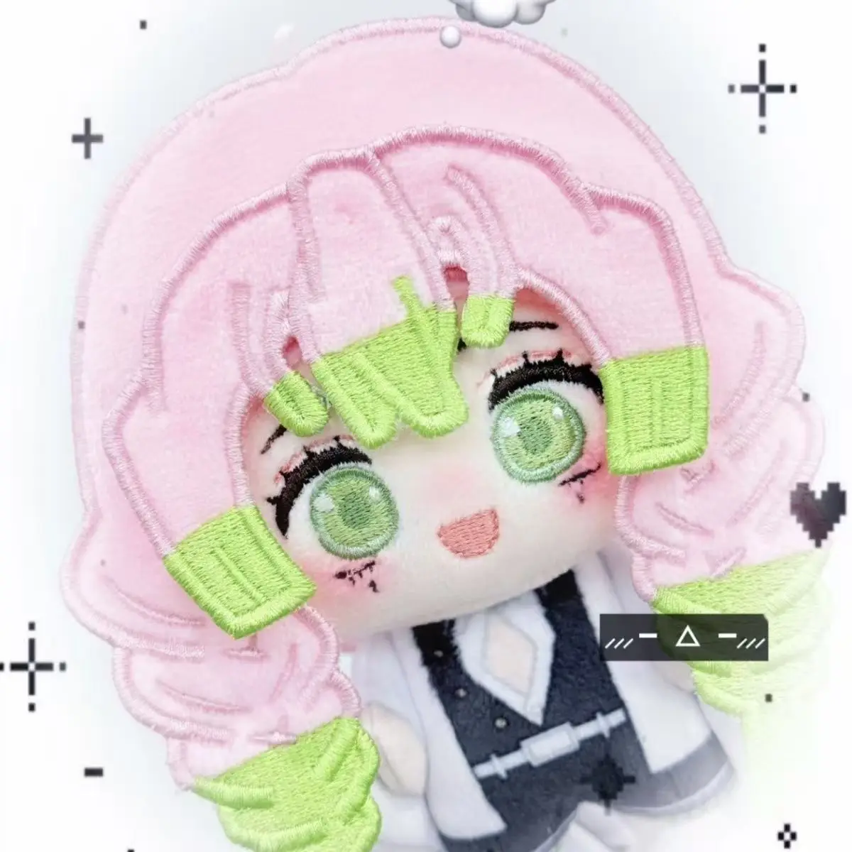 15cm Stuffed Sitting Doll Anime Kimetsu No Yaiba Mitsuri Kanroji Figure Plush Dress Up Cotton Doll Cosplay Toys for Kids Gifts #5