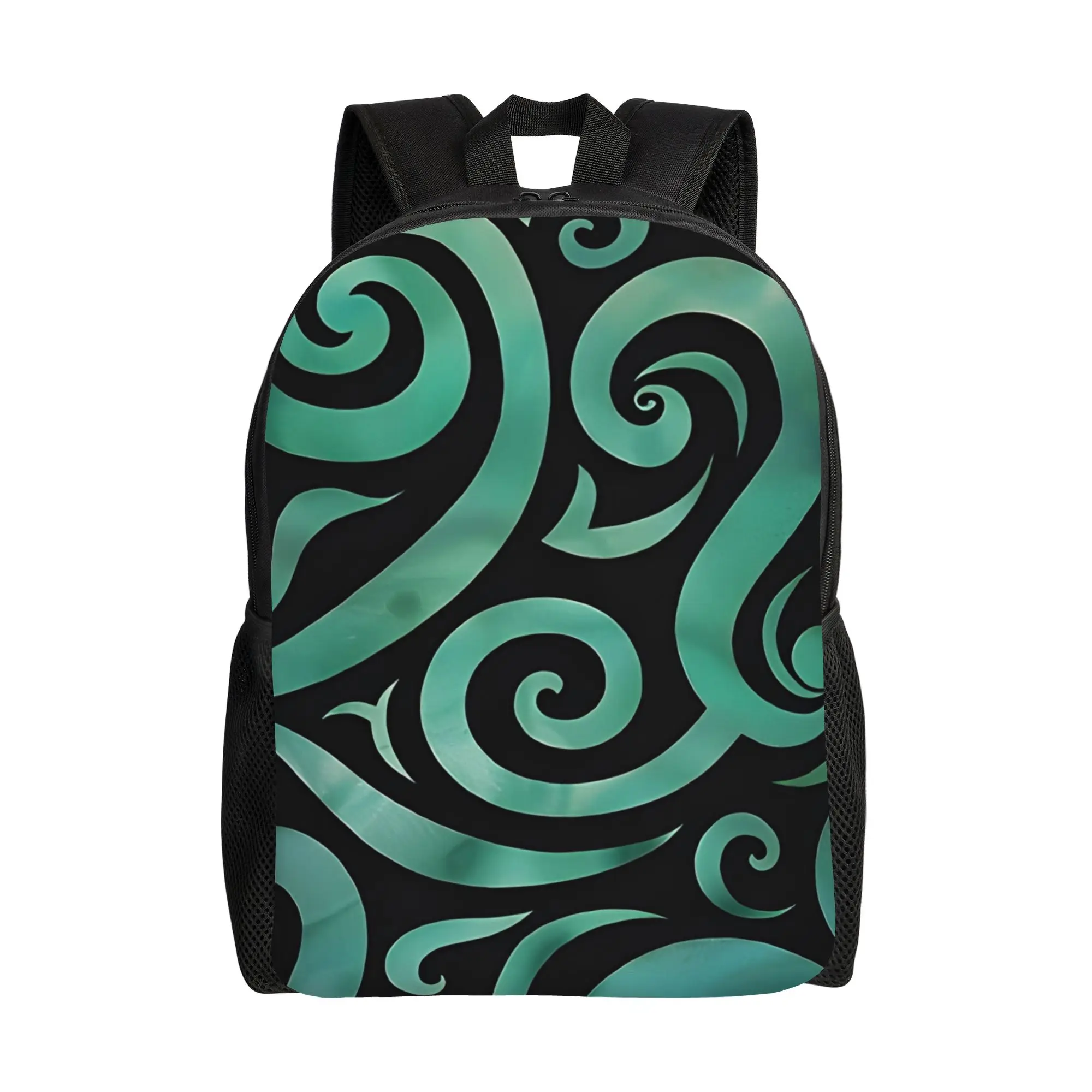

1Piece New School Year Daypack New Zealand Maori Paua Pattern Koru Light Schoolbag