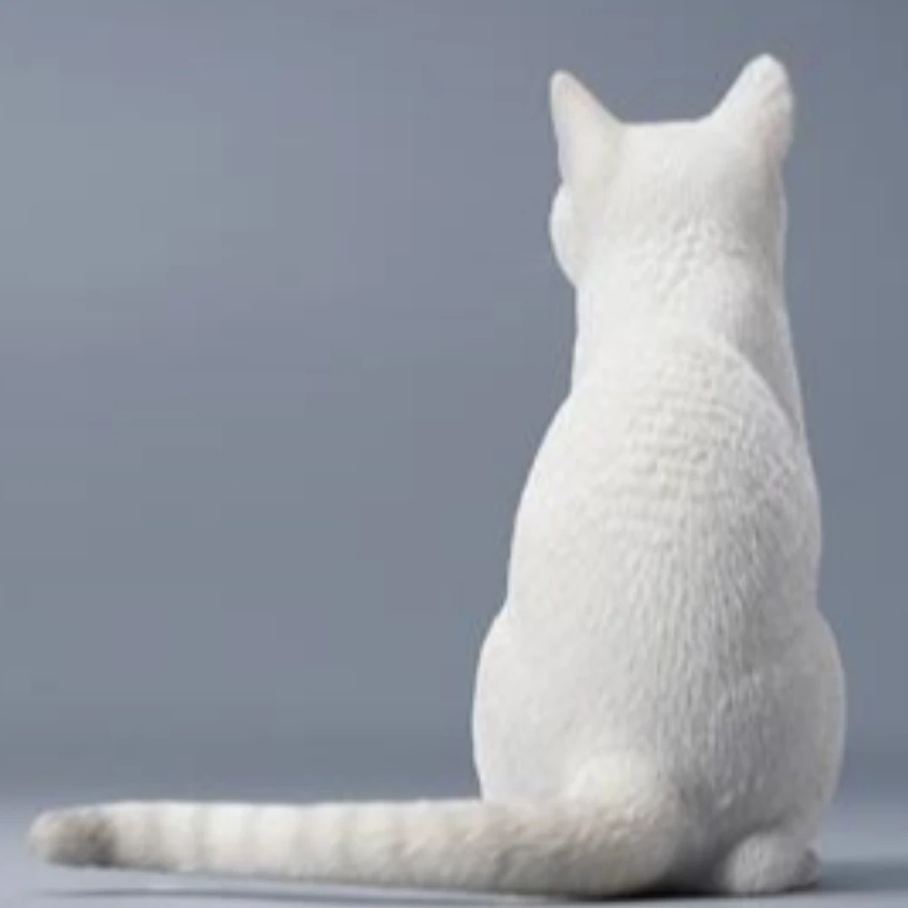 HiPlay JXK Cat Thumb Up Cat Expertly Hand-Painted Lifelike Safe Resin 1:6 Animal Figurine