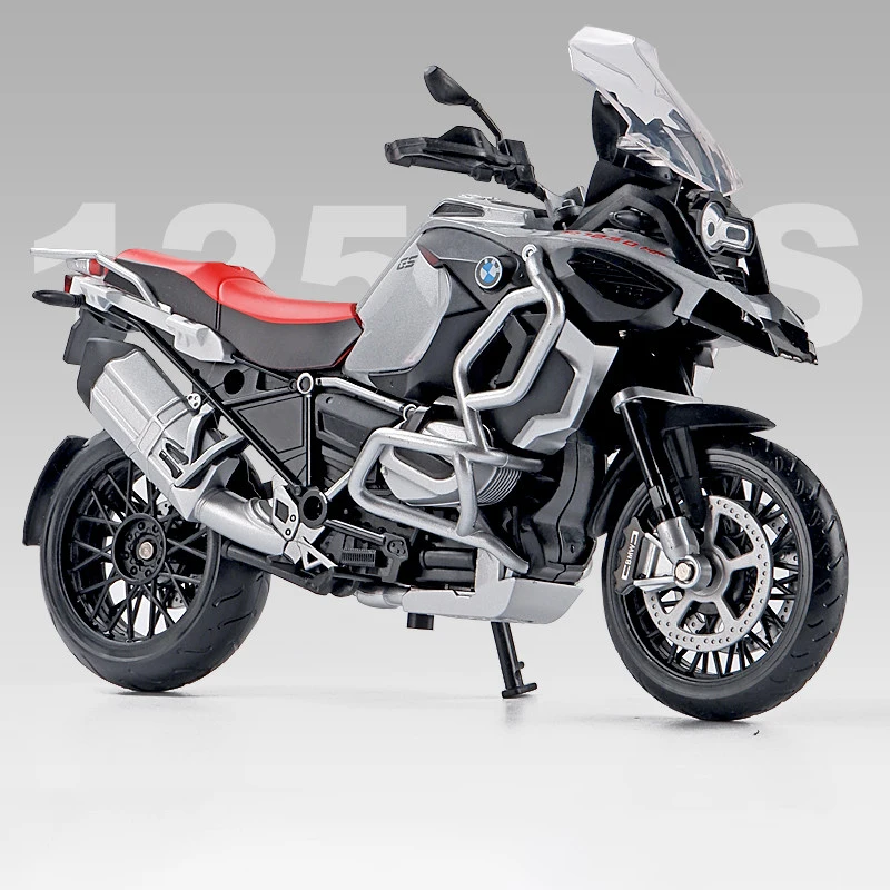 1:12 BMW R1250GS ADV Alloy Die Cast Motorcycle Model Toy Vehicle Collection Sound and Light Off Road Autocycle Toys Car