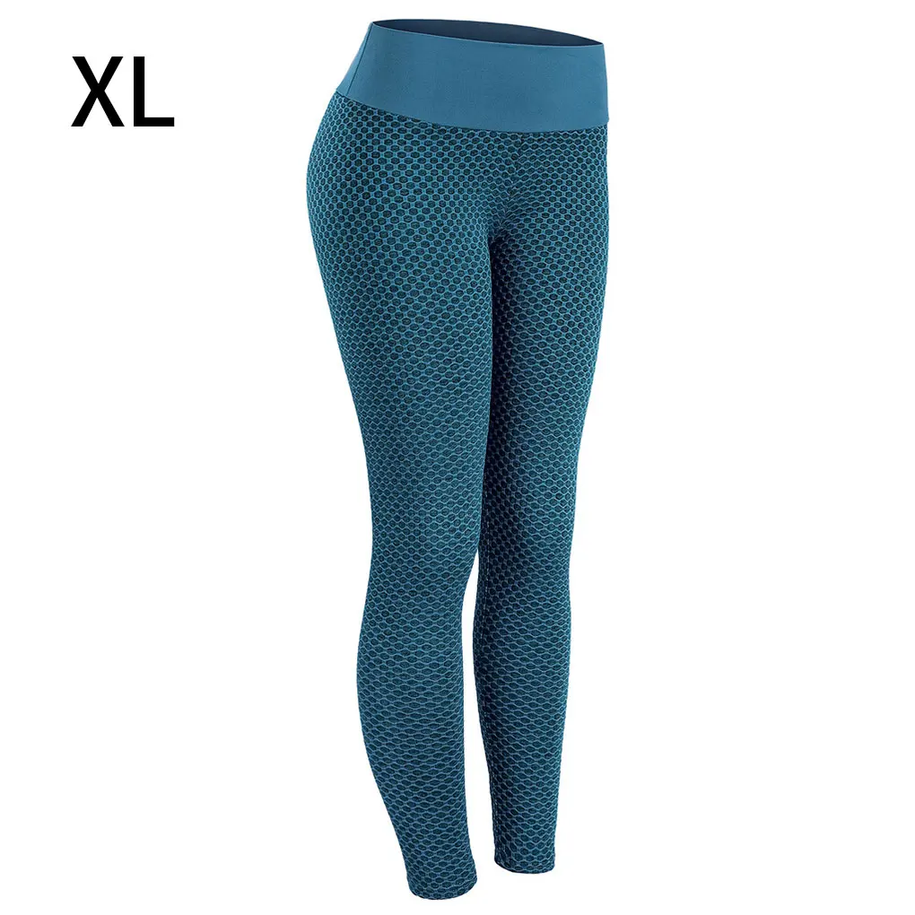 Cintura alta yoga legging feminino esportes calça pano elástico calças de fitness s