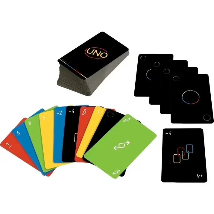 Mattel Games UNO Minimalista Gioco di carte per adulti e adolescenti con grafica di design di Warleson Oliviera jeu de cartes