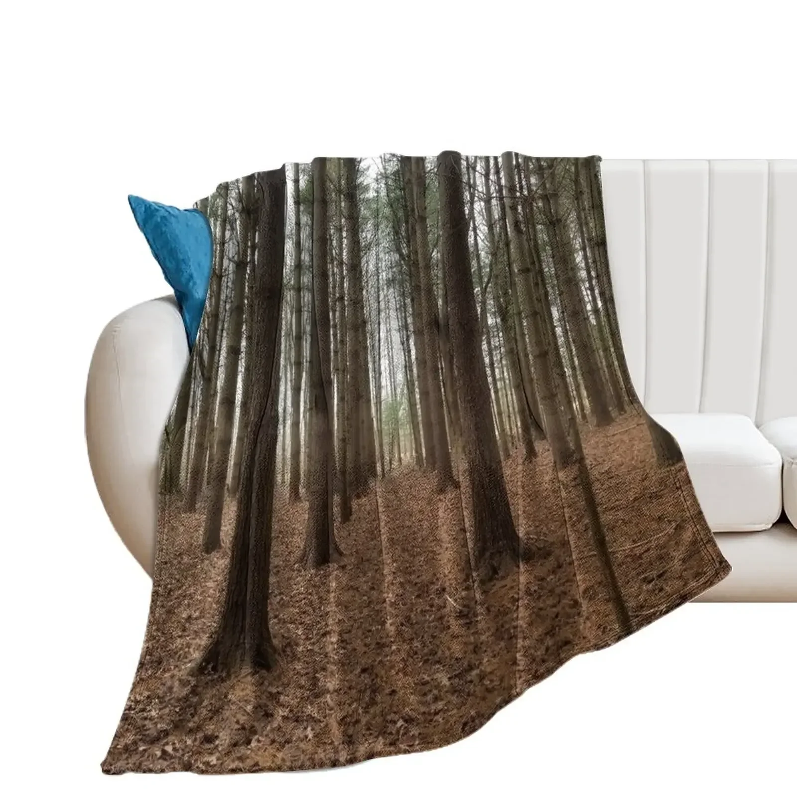 

Pine Forest Throw Blanket anime christmas gifts Blankets