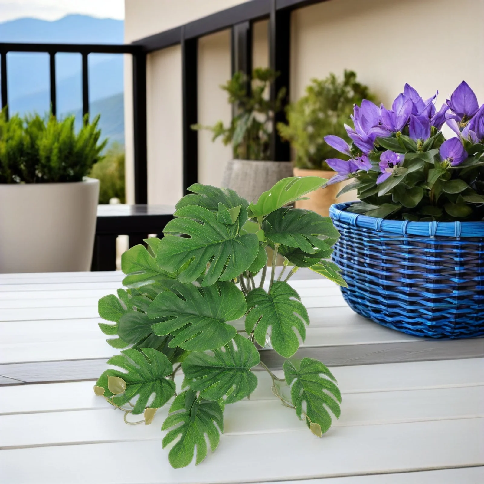 

Hanging Reptile Habitat Decor Lifelike Plant Pendants Simulated Plants for Reptile Terrariums Plants Indoor Live