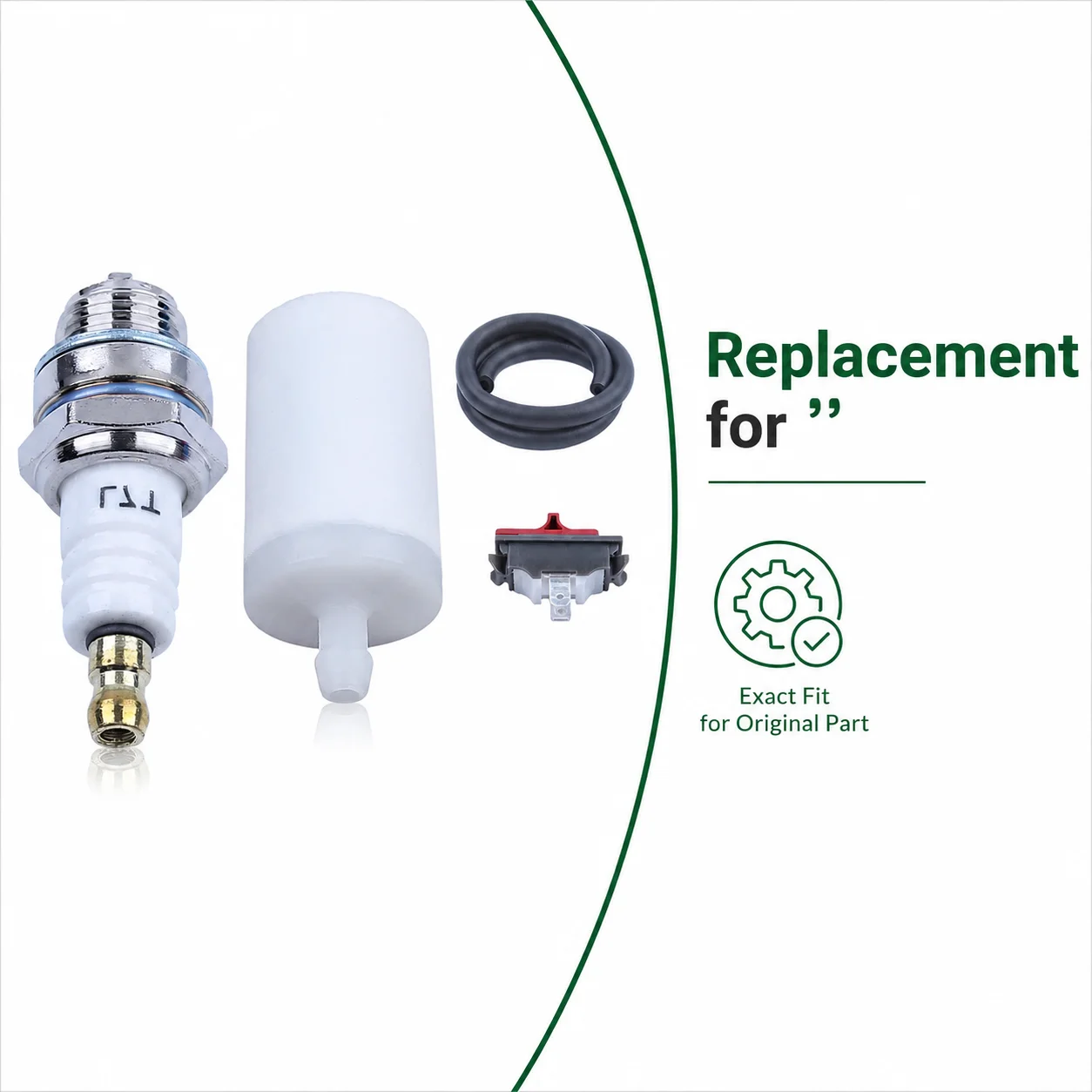 Top Cover Kit Spark Plug Kill Switch Fuel Filter Fuel Line For Husqvarna 362 365 372 372XP XPW Chainsaw 503817701 Repair Parts