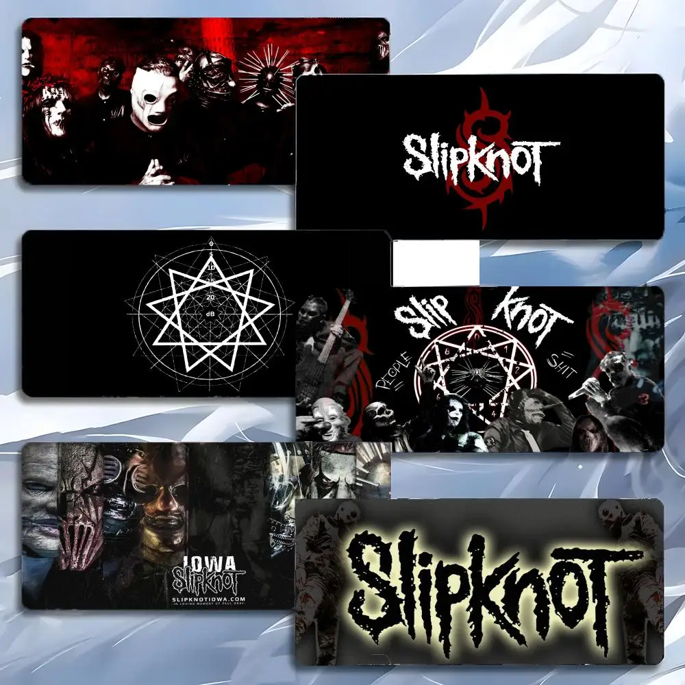 

Коврик для мыши Band Heavy-metal S-Slipknot, большой игровой коврик с утолщенной кромкой для ПК, настольный коврик