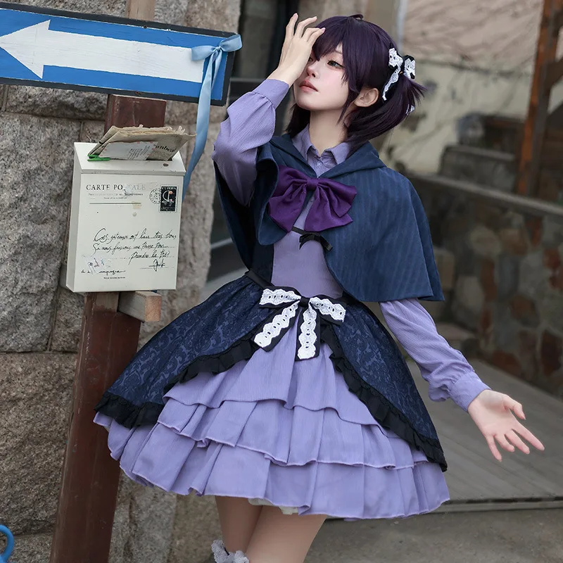 Chuunibyo Takanashi Rikka Cosplay Anime Halloween Date Performance Dress Outfit Full Set — Halloween Cosplay