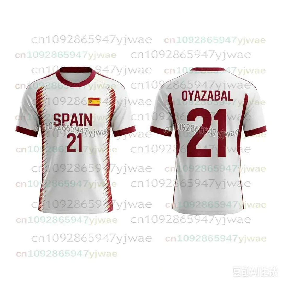 Bestseller Yamal 19 Cucurella 24 Fußball-Fan-Trikot Sommer Schnelltrocknend Sport-T-Shirt Outdoor-Training Damen- und Herrenbekleidung – Detail 12
