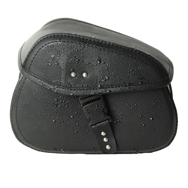 حقائب سرج جانبية من جلد البولي يوريثان للدراجات النارية مقاومة للماء حقائب سرج جانبية للدراجات النارية عالمية لهارلي سوزوكي كاواساكي ياماها هوندا