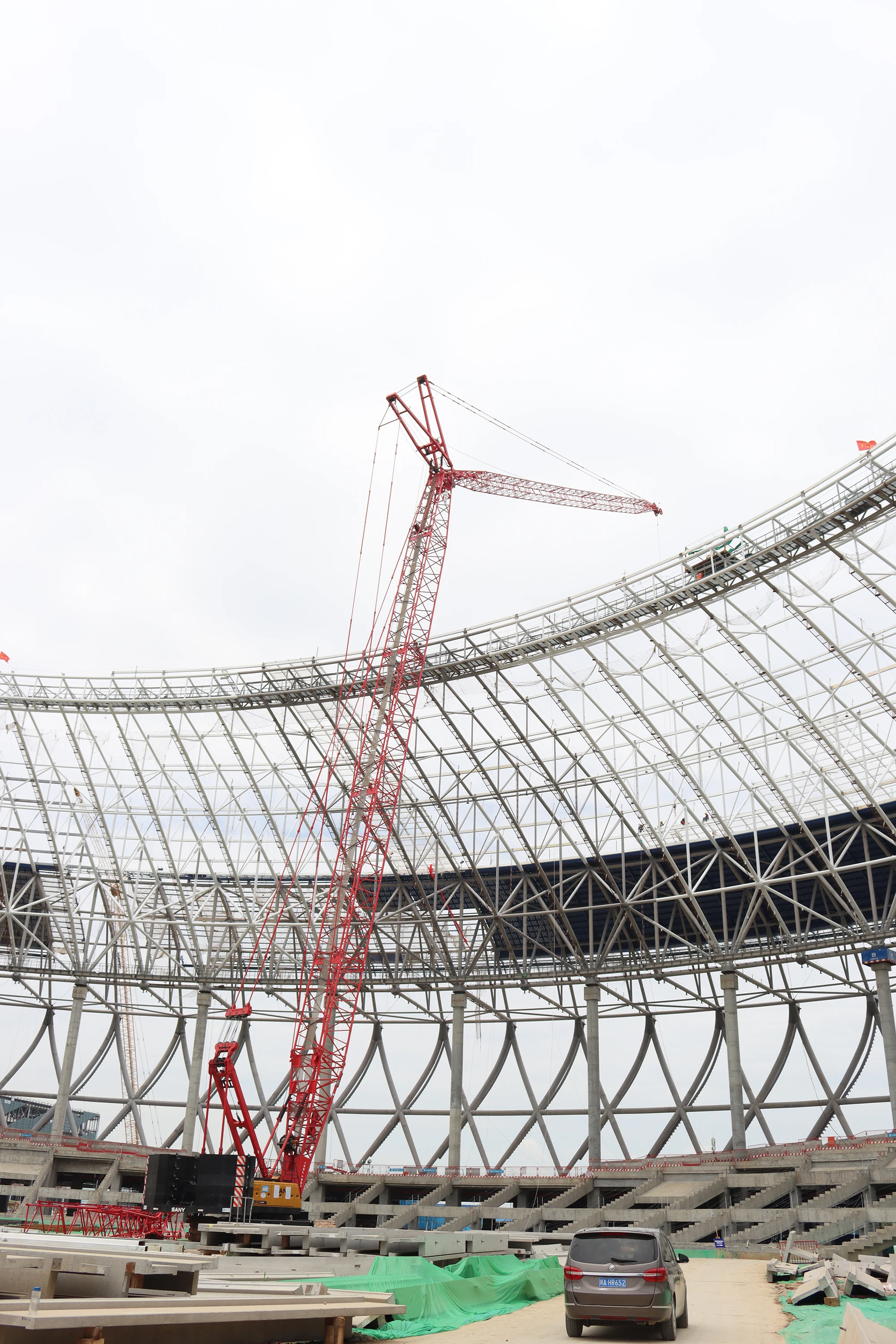 Günstiger Preis Raupenkran SCC1500A-5 150t max. Hebekapazität