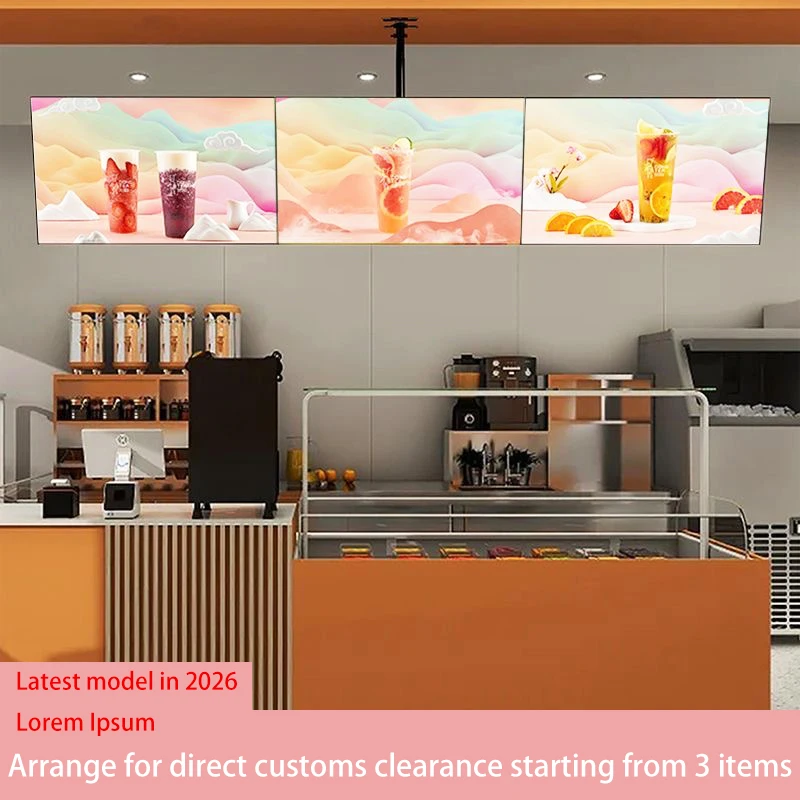 Latest ultra-thin LED button advertising lightbox restaurant LED menu board logo poster display lightbox wall advertising board