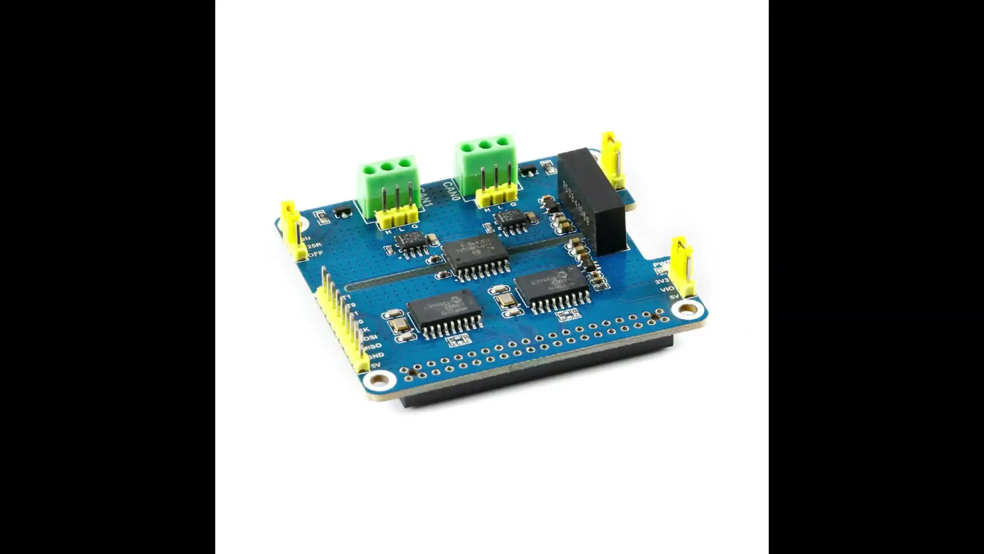 2 Channel Isolated CAN Expansion HAT MCP2515 SN65HVD230 Multi