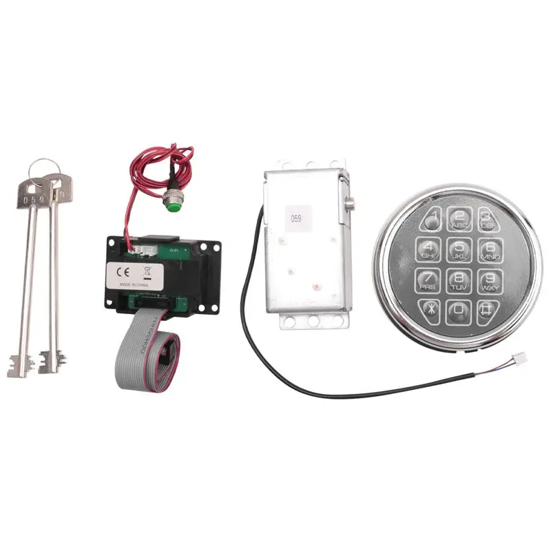 

Safe Lock Electronic Digital Safe Lock Replacement Solenoid With 2 Key-A25R
