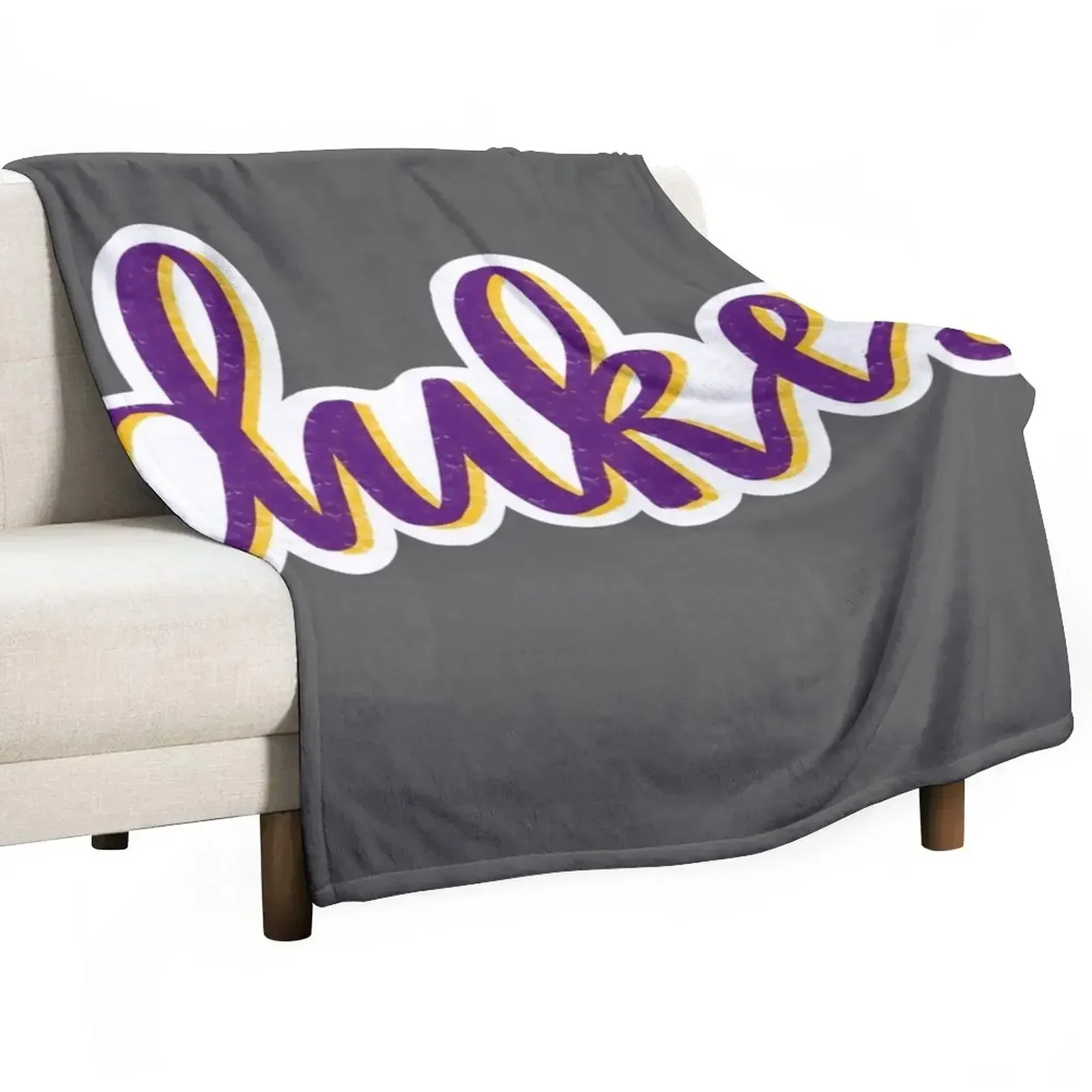 Dukes Retro Calligraphy Throw Blanket Furry Soft Big For Sofa Thin Baby Beautifuls Picnic Blankets