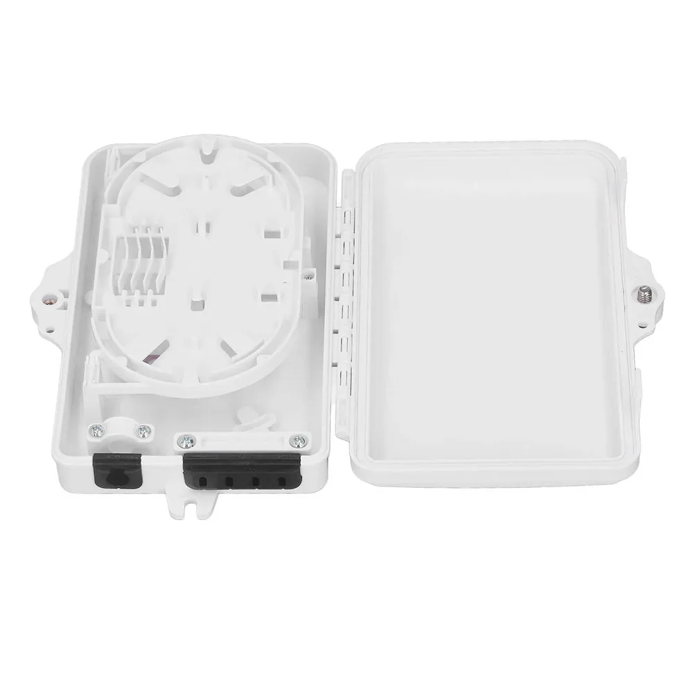 Distribution 4 Core IP65 Waterproof Wall Mount Fiber Optic Terminal Box ABS For Indoor Outdoor