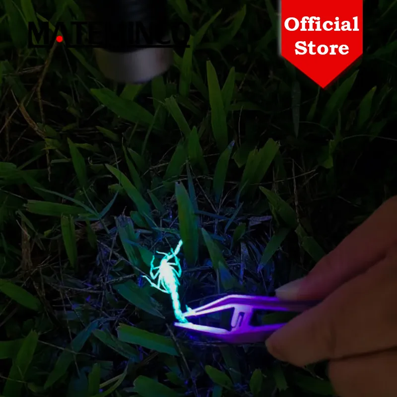 Mateminco GECKO UV UVC Mini Portable Pet Urine Stains Ultraviolet Detector USB-C Rechargeable LED Flashlight Torch for Hunting