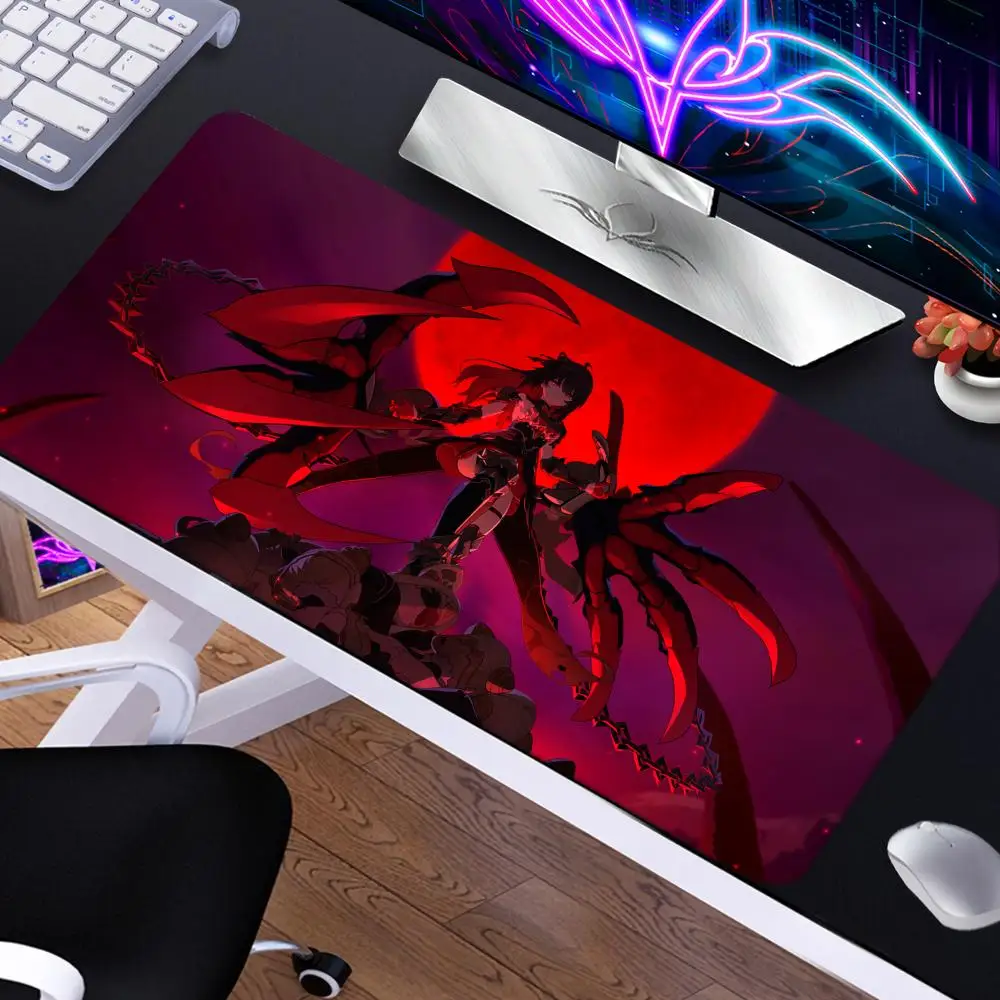 

Honkai Impact 3rd Big Mousepad Pc Large Gaming Non-slip Mouse Pad LockEdge Thickened Computer Keyboard Table Protector Desk Mat