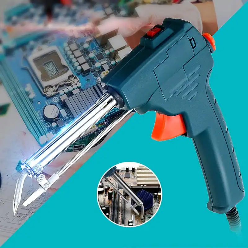 Pistola a saldare Super Feel 110/220V 60W US/EU riscaldamento interno saldatore elettrico invia automaticamente lo strumento di riparazione della